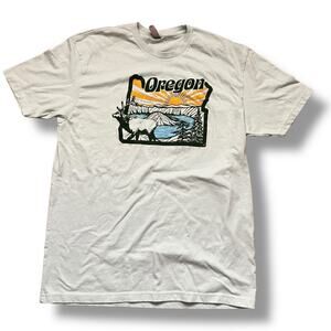 PNW Oregon Nature Graphic Tee XL by No Dinx – Elk Crater Lake